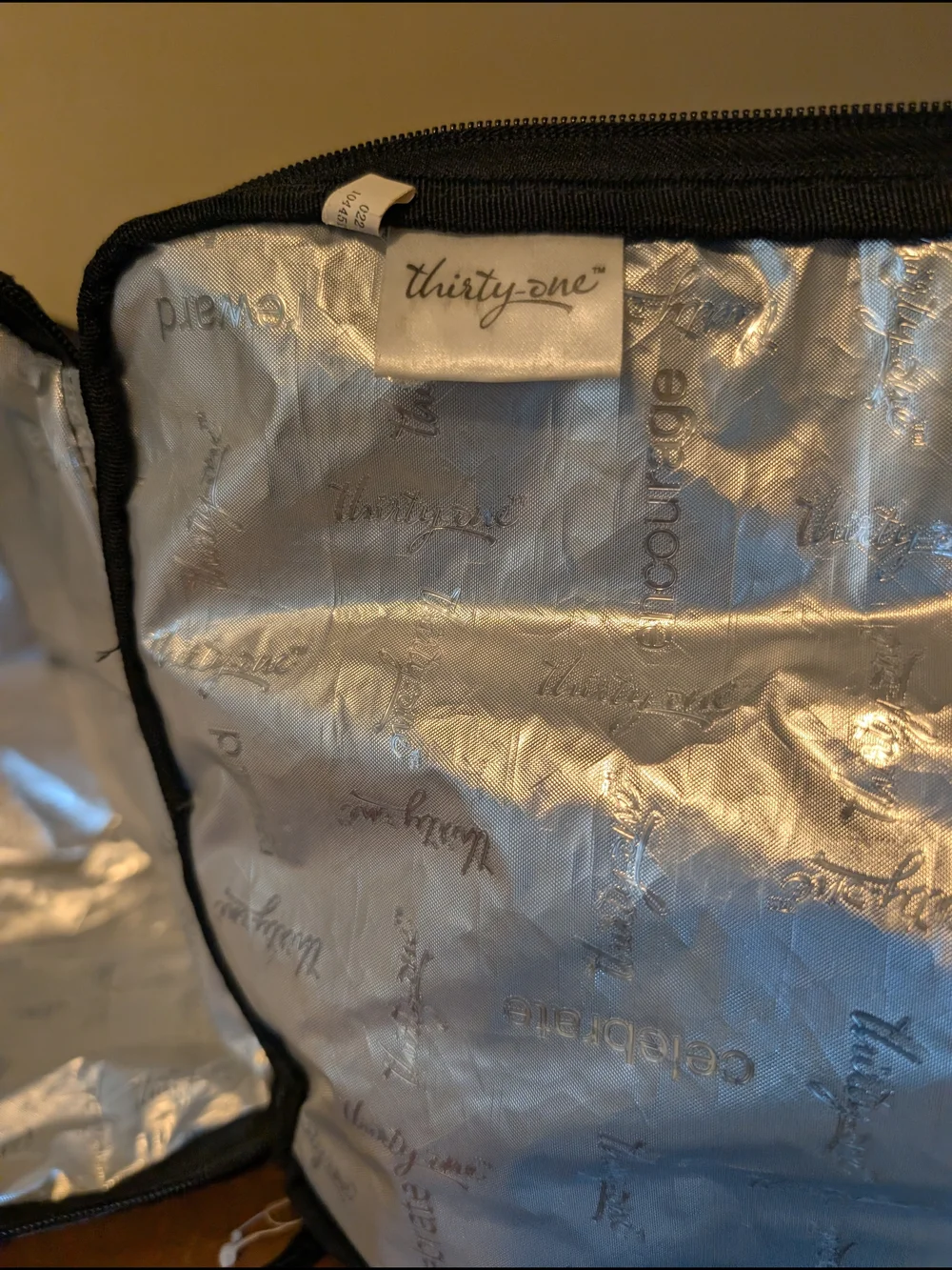 thirty -one Gray Insulated Travel Organizer Bag Carry Case 24 Pack Cooler
